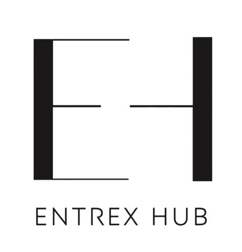 Entrex Hub — Logo oficial furnizor uși premium și feronerie România